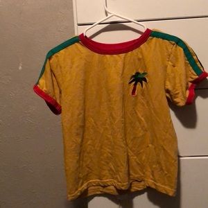 Shirt with palm tree